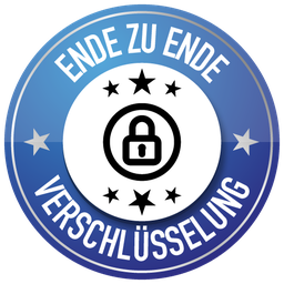 Ende-zu-Ende-Verschlüsselung Badge